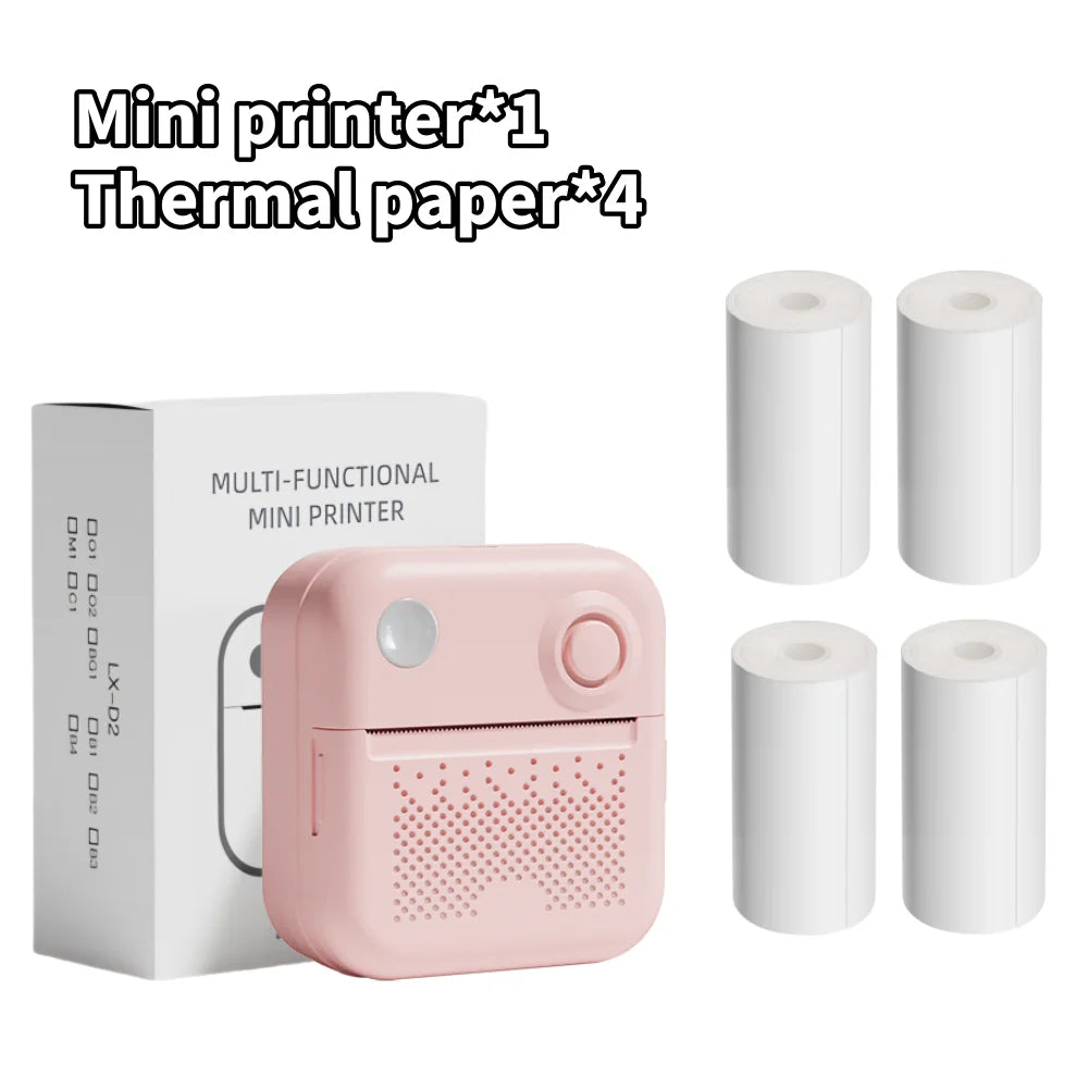 Dolewa D3 Portable Printer Thermal Paper Stickers Paper Mini Printers Labels Maker Printer for Error Printing Photo Printing
