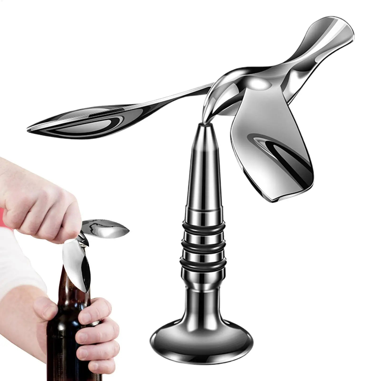 Beer Bottle Openers Manual Bottle Lids Opener Kitchen Tool Balanced Bird Bottle Opener for Bar Kitchen Home Parties