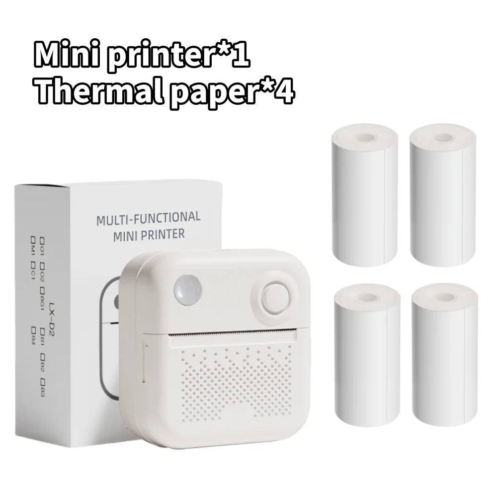 Dolewa D3 Portable Printer Thermal Paper Stickers Paper Mini Printers Labels Maker Printer for Error Printing Photo Printing