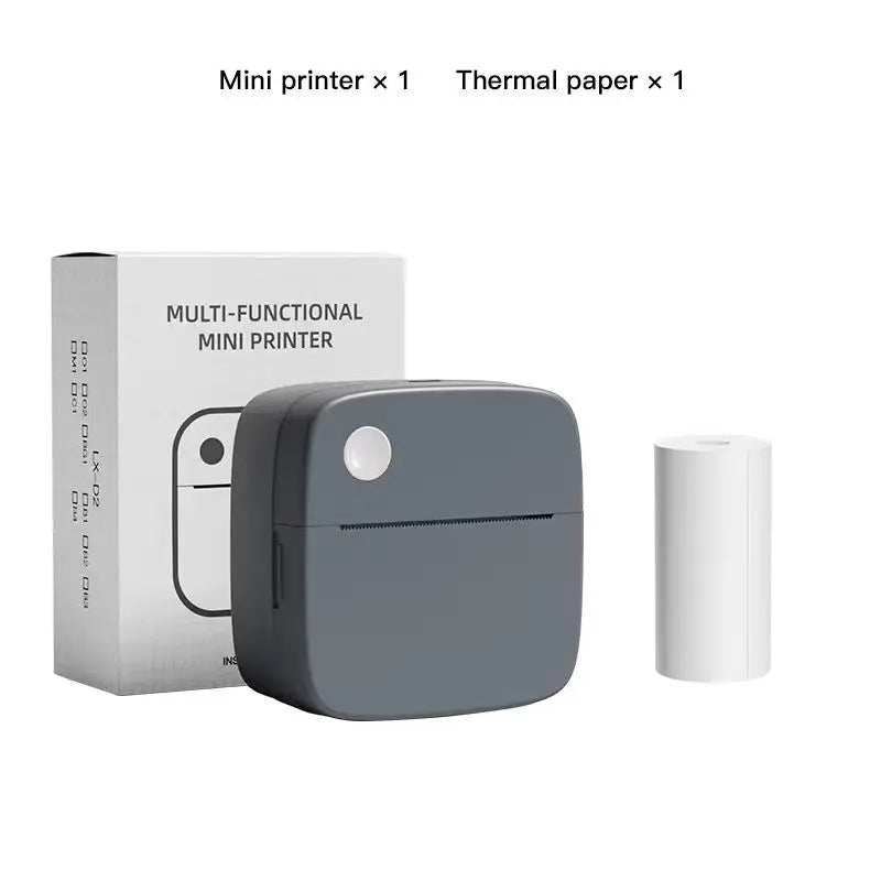 Dolewa D3 Portable Printer Thermal Paper Stickers Paper Mini Printers Labels Maker Printer for Error Printing Photo Printing