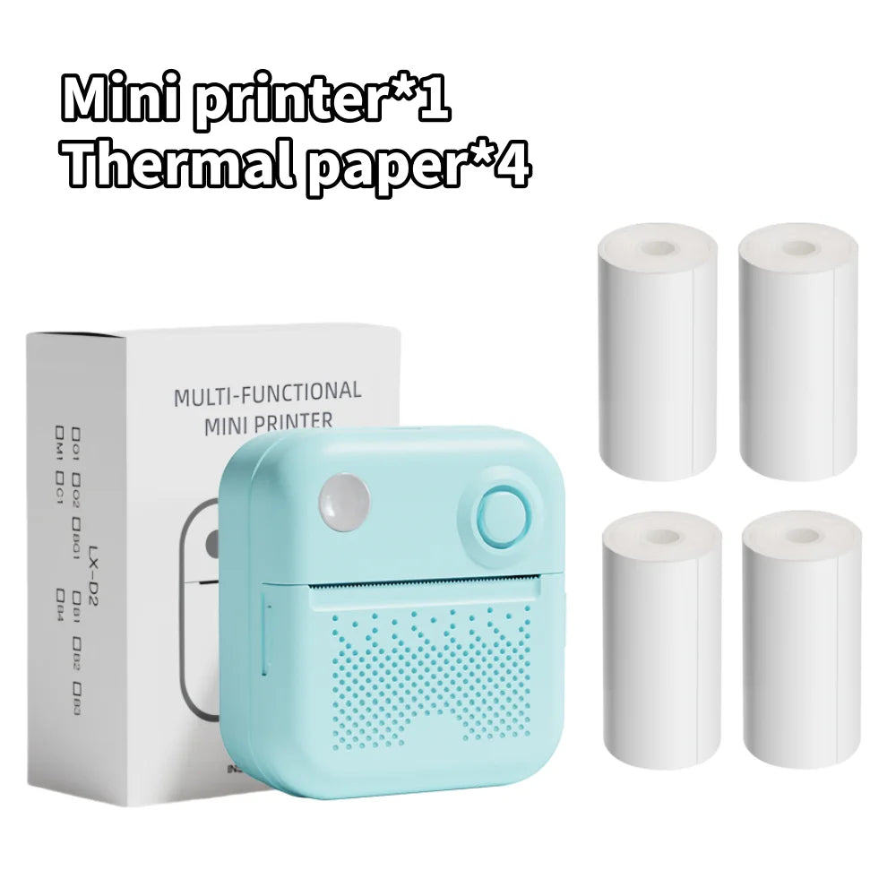 Dolewa D3 Portable Printer Thermal Paper Stickers Paper Mini Printers Labels Maker Printer for Error Printing Photo Printing