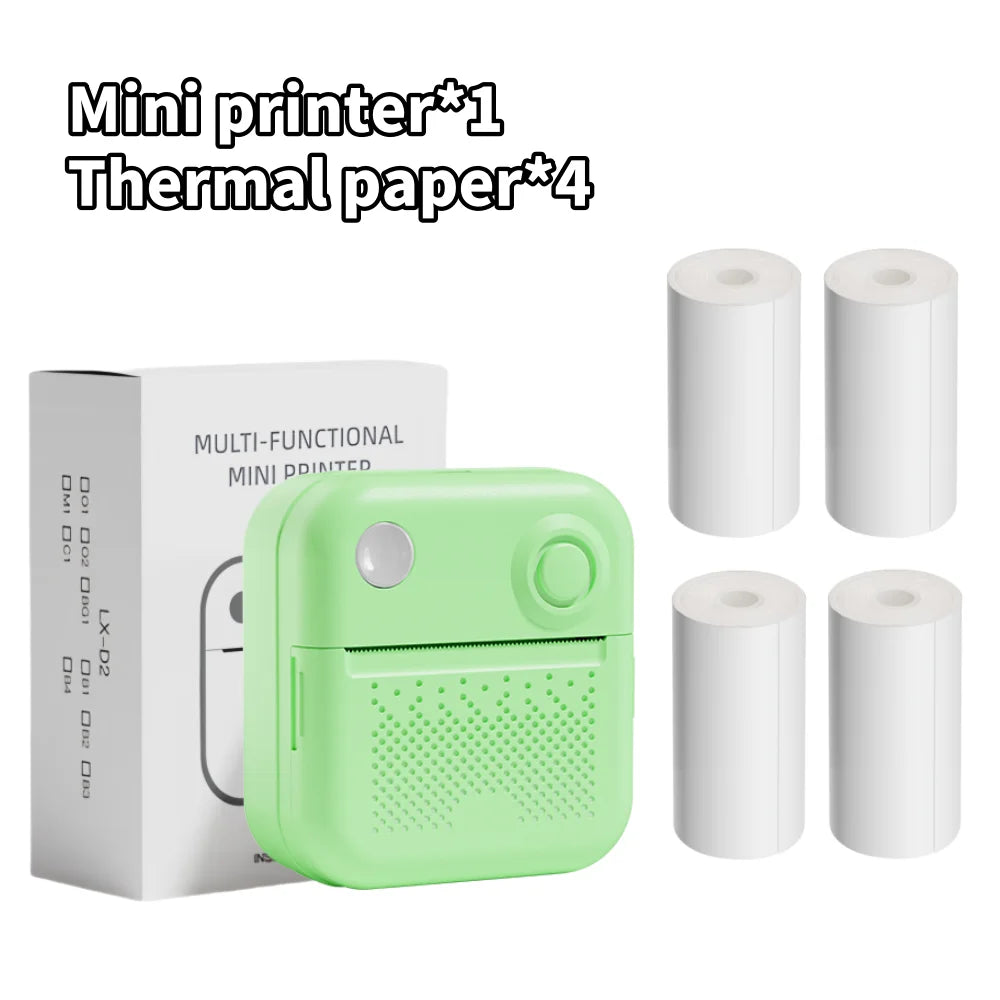 Dolewa D3 Portable Printer Thermal Paper Stickers Paper Mini Printers Labels Maker Printer for Error Printing Photo Printing